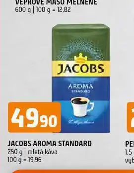 Terno Jacobs aroma standard mletá káva nabídka