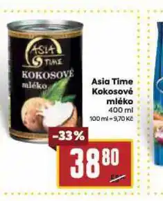 Billa Asia time kokosové mléko nabídka