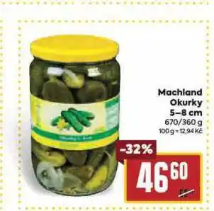 Billa Machland okurky 5-8 cm nabídka