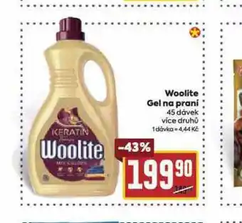 Billa Woolite gel na praní nabídka