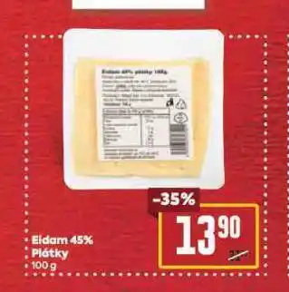 Billa Eidam 45% plátky nabídka