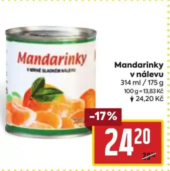 Mandarinky v nálevu