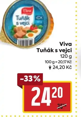 Billa Viva Tuňák s vejci nabídka
