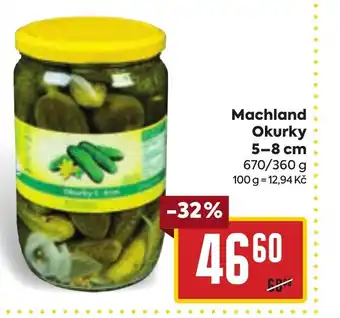 Billa Machland Okurky 5-8 cm nabídka