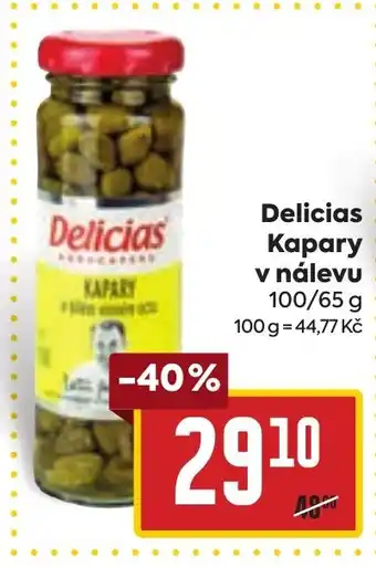 Billa Delicias Kapary v nálevu nabídka