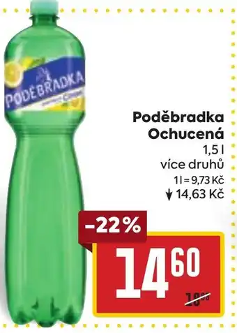 Billa Poděbradka Ochucená 1.5L nabídka