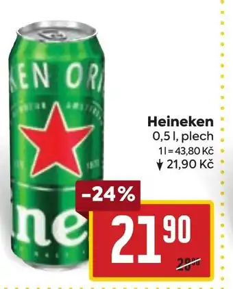 Billa Heineken 0.5L nabídka