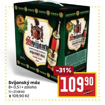 Billa Svijanský máz nabídka