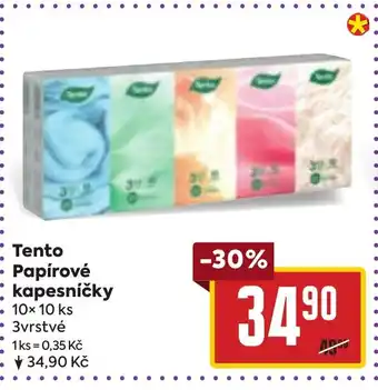 Billa Tento Papírové kapesníčky nabídka