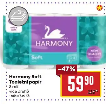 Billa Harmony Soft Toaletní papír nabídka