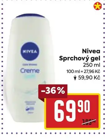 Billa Nivea Sprchový gel 250 ml nabídka