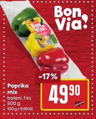 Billa Paprika mix nabídka