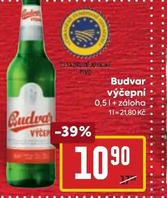 Billa Budvar výčepní 0,5L nabídka