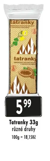 Qanto Tatranky 33g nabídka