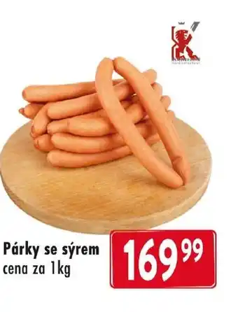 Qanto Párky se sýrem nabídka