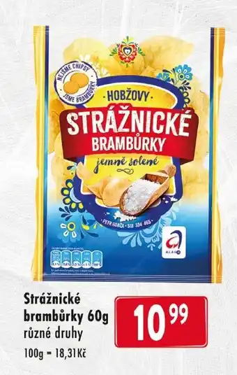 Qanto Strážnické brambůrky 60g nabídka