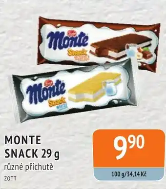 Coop hb MONTE SNACK 29 g nabídka