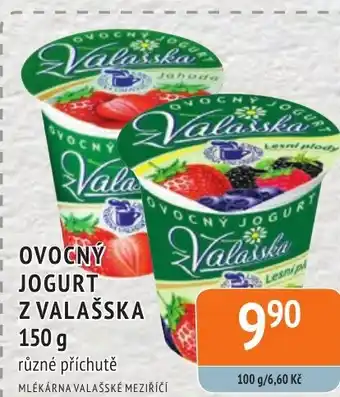 OVOCNÝ JOGURT Z VALAŠSKA 150 g