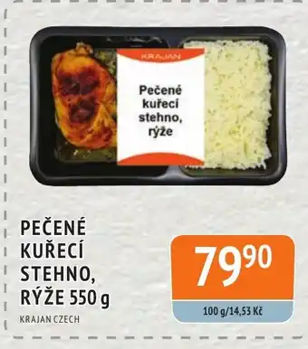Coop hb PEČENÉ KUŘECÍ STEHNO, RÝŽE 550 g nabídka