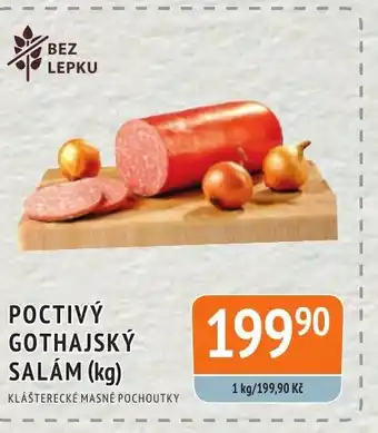 Coop hb POCTIVÝ GOTHAJSKÝ SALÁM (kg) nabídka