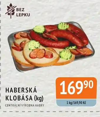 Coop hb HABERSKÁ KLOBÁSA (kg) nabídka