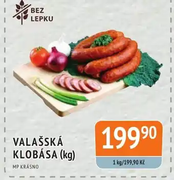 Coop hb VALAŠSKÁ KLOBÁSA (kg) nabídka