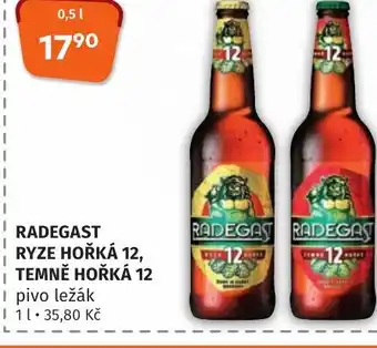 Coop hb RADEGAST RYZE HOŘKÁ 12, TEMNĚ HOŘKÁ 12 0.5L nabídka