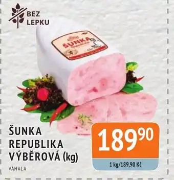Coop hb ŠUNKA REPUBLIKA VÝBĚROVÁ (kg) nabídka