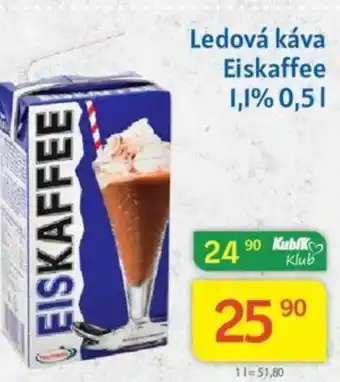 Kubík potraviny Ledová káva Eiskaffee 1.1% 0.5L nabídka