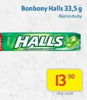 Kubík potraviny Bonbony Halls 33,5 g nabídka
