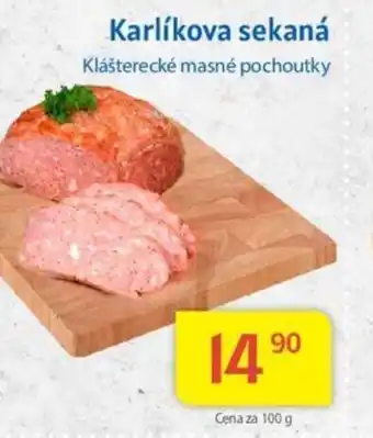 Kubík potraviny Karlíkova sekaná nabídka