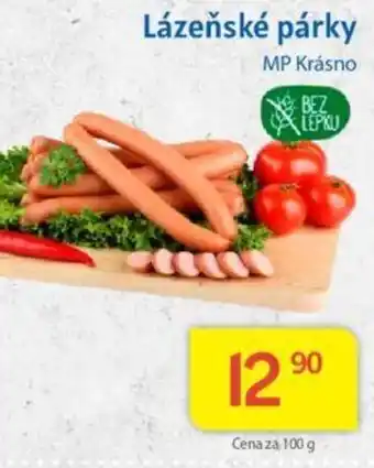 Kubík potraviny Lázeňské párky nabídka