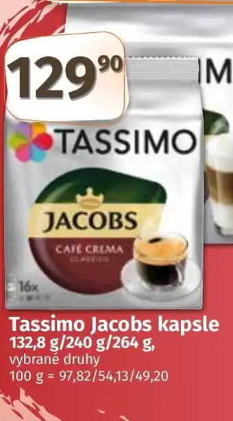 Coop Tassimo Jacobs kapsle 132,8 g/240 g/264 g nabídka