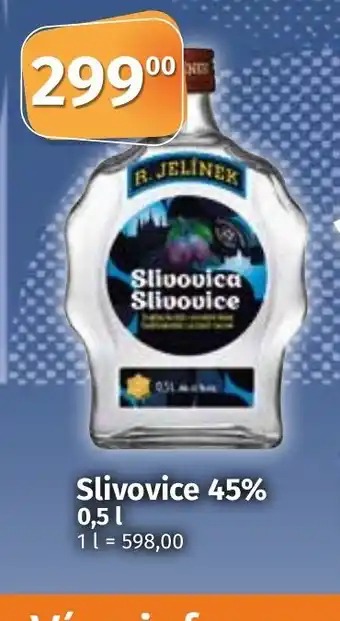 Slivovice 45% 0.5L