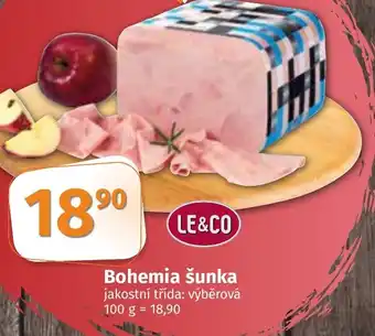 Coop Bohemia šunka nabídka