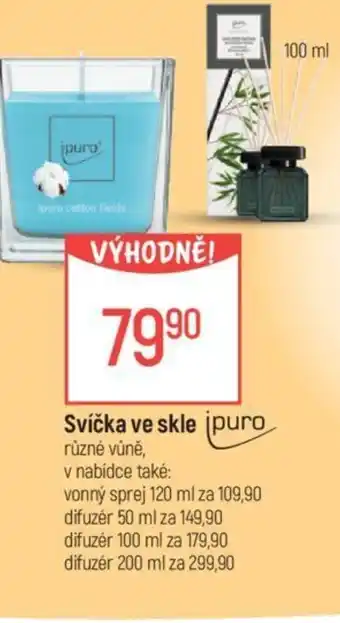 Globus Svíčka ve skle nabídka