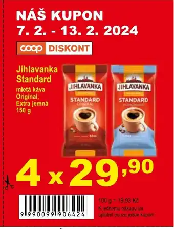 COOP DISKONT Jihlavanka Standard nabídka