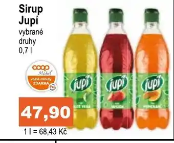 COOP DISKONT Sirup Jupí nabídka