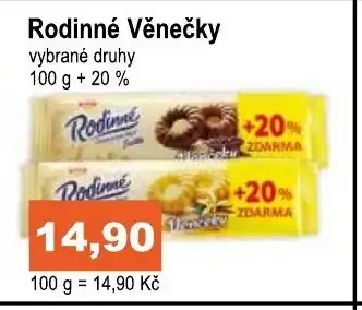 COOP DISKONT Rodinné Věnečky nabídka