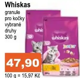 COOP DISKONT Whiskas granule pro kočky nabídka