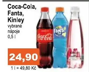 COOP DISKONT Coca-Cola, Fanta, Kinley nabídka