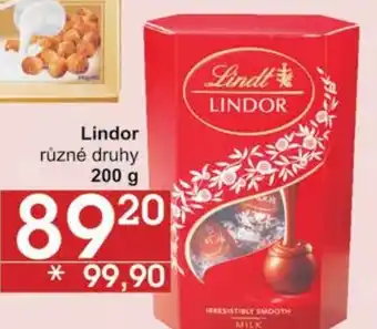 Jip Lindor různé druhy 200 g nabídka