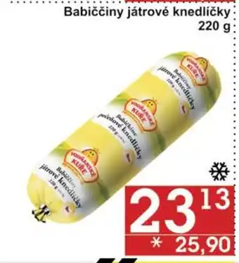 Jip Babiččiny játrové knedlíčky 220 g nabídka