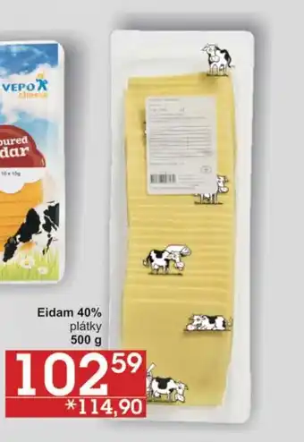 Jip Eidam 40% plátky 500 g nabídka