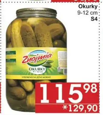 Jip Okurky: 9-12 cm S4 nabídka