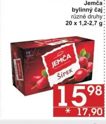 Jip Jemča bylinný čaj nabídka