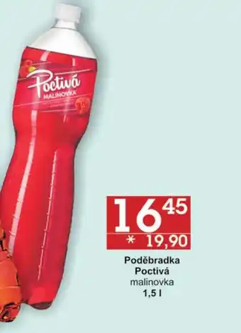 Jip Poděbradka Poctivá malinovka 1,5 l. nabídka