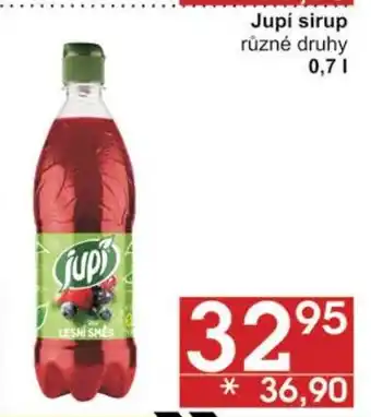 Jip Jupí sirup 0.7 l. nabídka