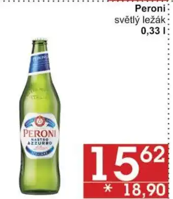 Jip Peroni světlý ležák 0.33 l. nabídka