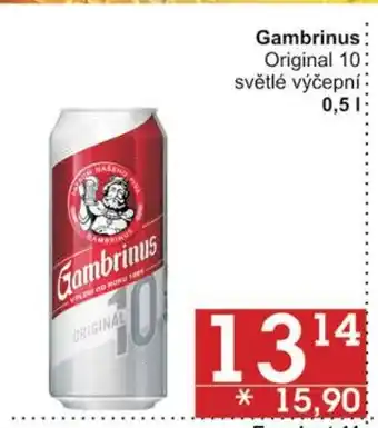 Jip Gambrinus Original 10 0.5 l, nabídka